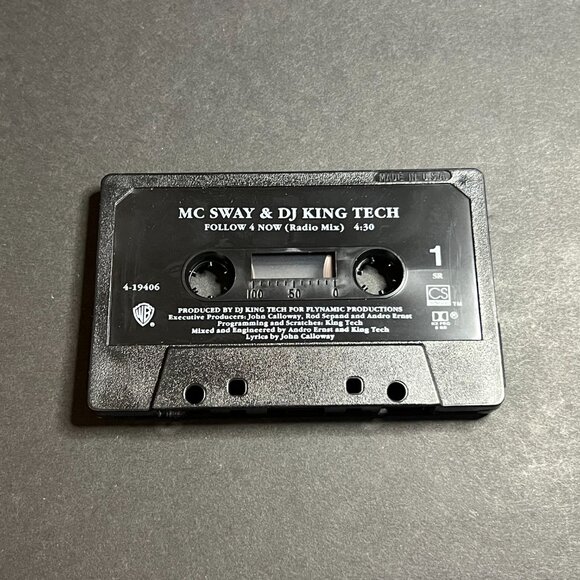 MC Sway & DJ King Tech - Follow 4 Now Time 4 Peace - 1991 Music Cassette Tape - Picture 3 of 4
